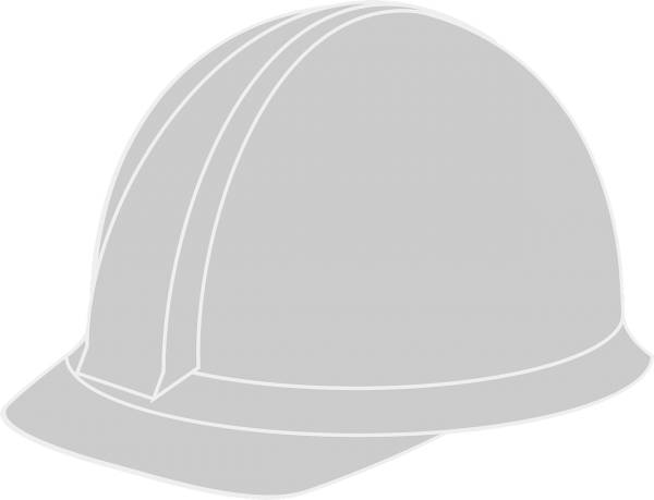 hard hat helmet white equipment  svg vector cut file
