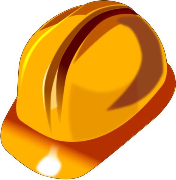 hardhat hat orange helmet  svg vector cut file