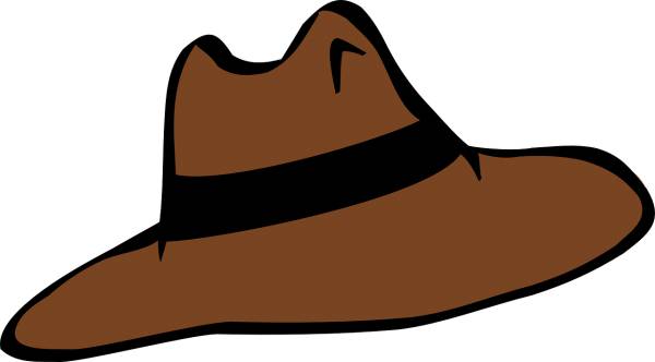 hat brown clothing cowboy headgear  svg vector cut file