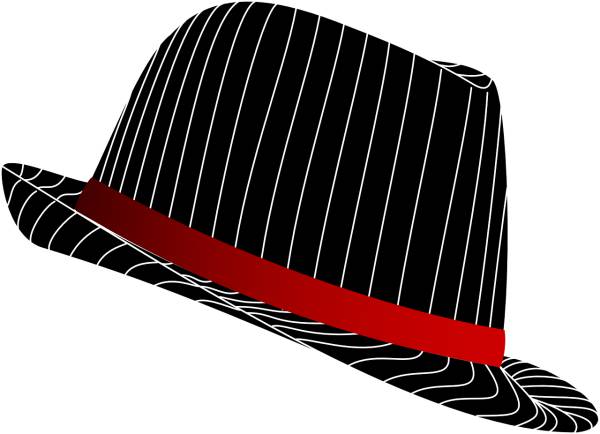 hat clothing fedora elegant  svg vector cut file