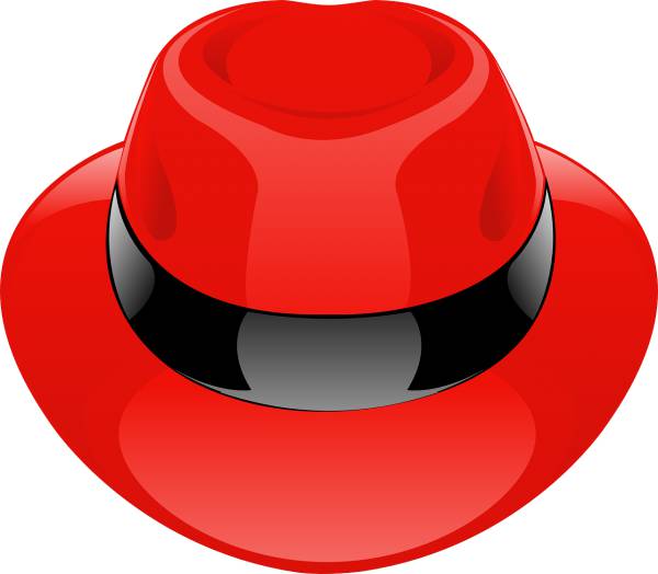 hat red fedora  svg vector cut file