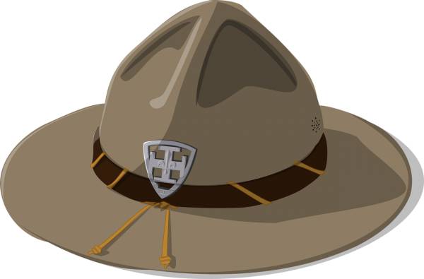 hat scout scouting  svg vector cut file