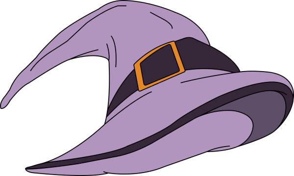 hat witch witch hat magic  svg vector cut file