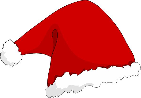 santas hat santa claus christmas  svg vector cut file