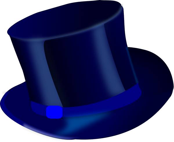 top hat stovepipe hat topper cap  svg vector cut file