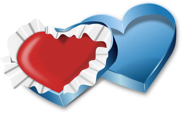 box heart love valentine red  svg vector cut file