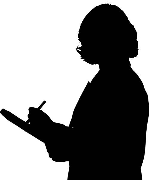 teacher silhouette woman doctor  svg vector cut file