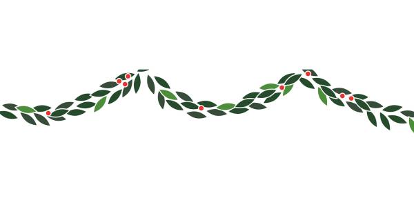 christmas decoration leaves cutout  svg vector cut file