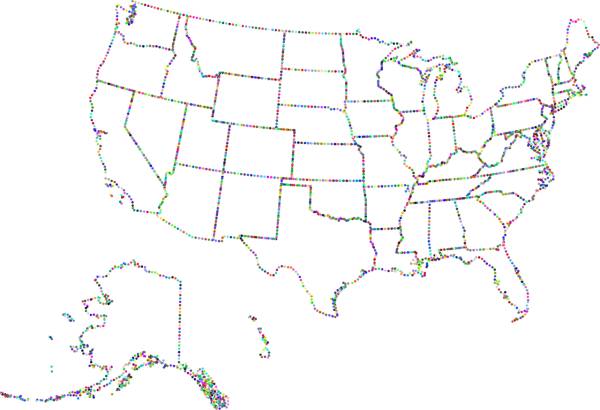 america map usa country  svg vector cut file