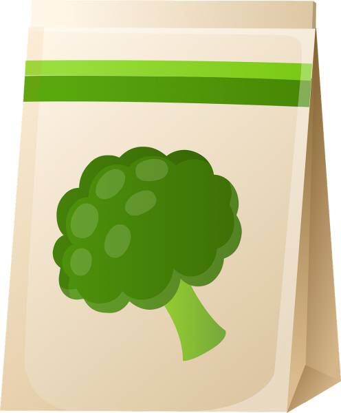 bag seeds food natural organic  svg vector cut file