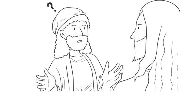 bible jesus god cartoon story  svg vector cut file