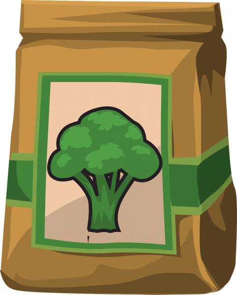 broccoli organic vegetable  svg vector cut file