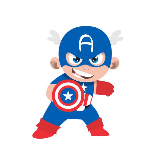 captain america marvel hero  svg vector cut file