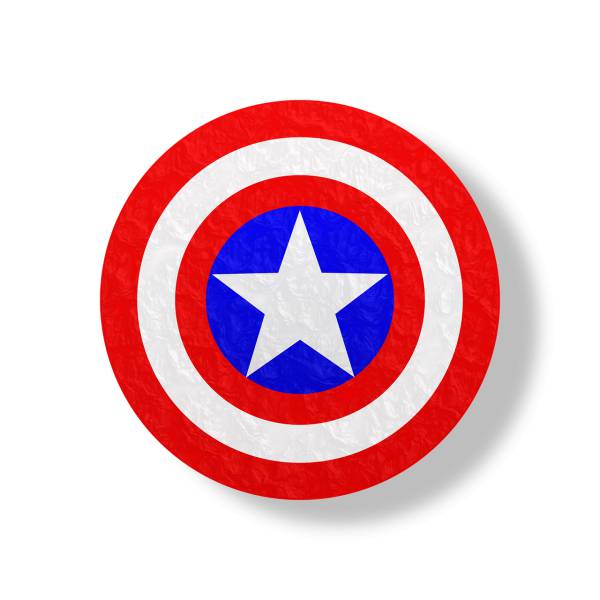captain america sign red america  svg vector cut file