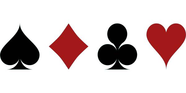cards heart spade club diamond  svg vector cut file