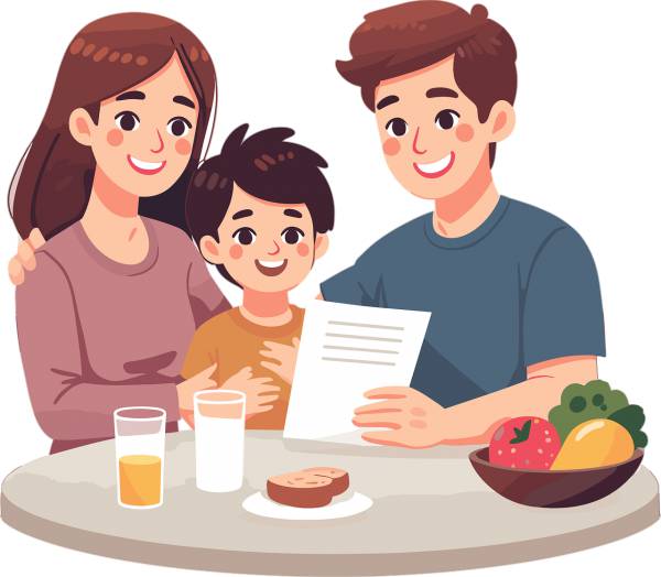 family father mother together  svg vector cut file