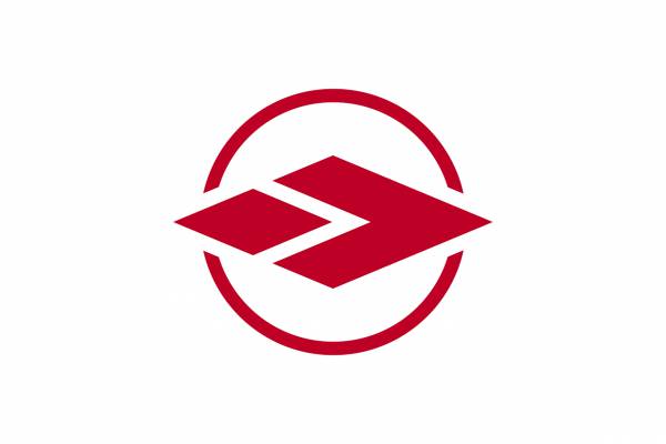 flag red circle white diamond  svg vector cut file
