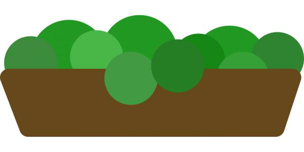 flower box plant pot plants green  svg vector cut file