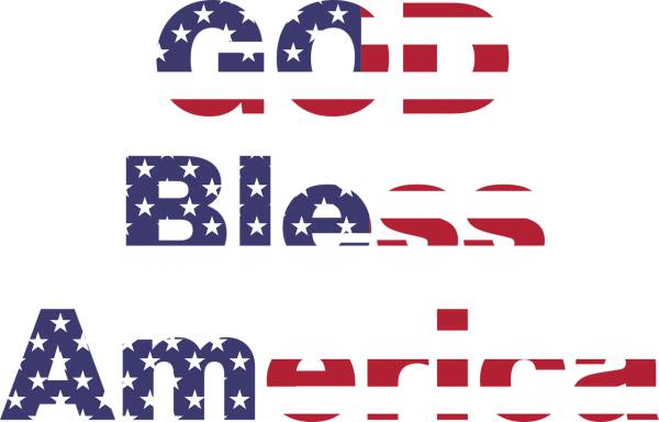 god bless america united states  svg vector cut file