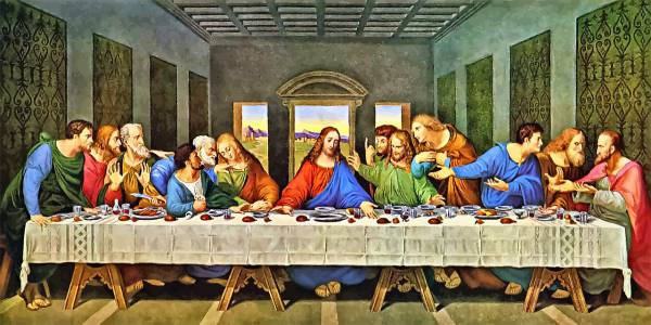 last supper jesus leonardo da vinci  svg vector cut file