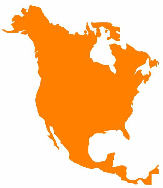 map north america continent  svg vector cut file