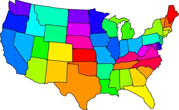 map united states usa america  svg vector cut file