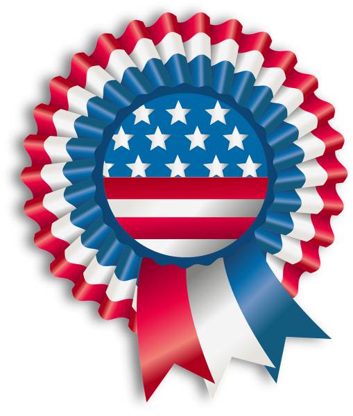 usa america ribbon  svg vector cut file