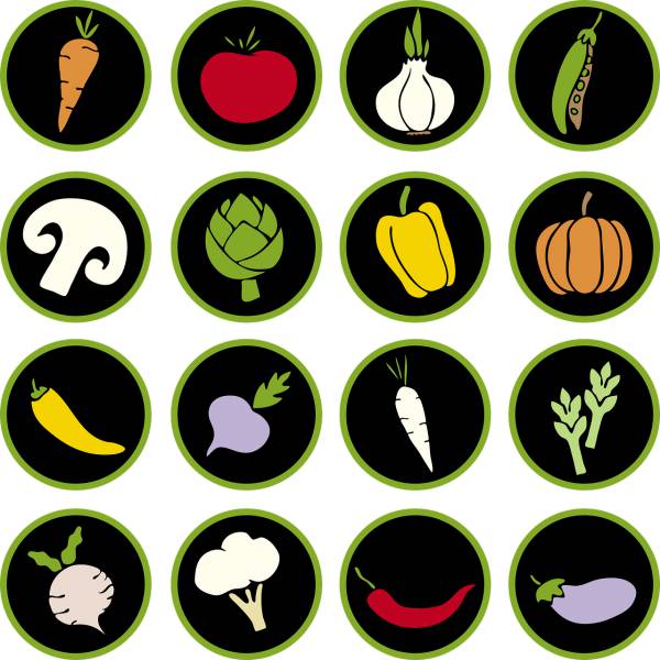 vegetables icon food healthy meal  svg vector cut file
