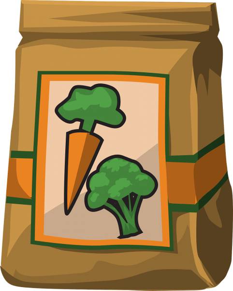 vegetables paper bag carrots  svg vector cut file
