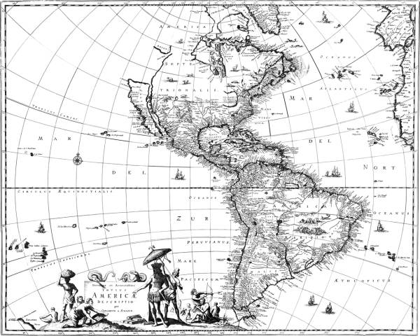 vintage map america north america  svg vector cut file