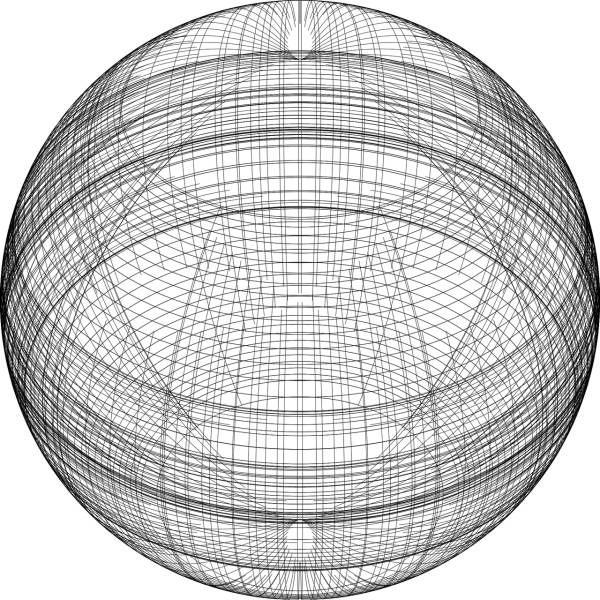 sphere globe planet earth grid  svg vector cut file