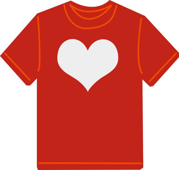 t shirt red clothes clothing  svg vector cut file