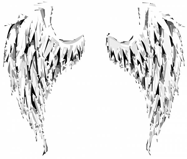 angel wings angel wings heaven  svg vector cut file