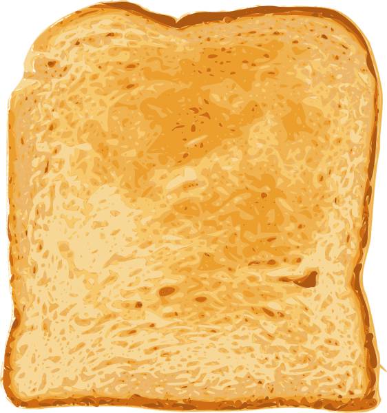 bread toast food breakfast meal  svg vector cut file