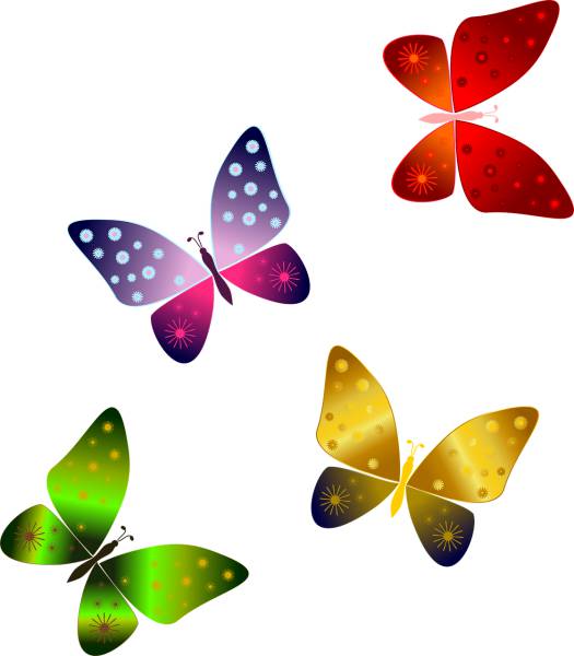 butterflies red butterfly  svg vector cut file