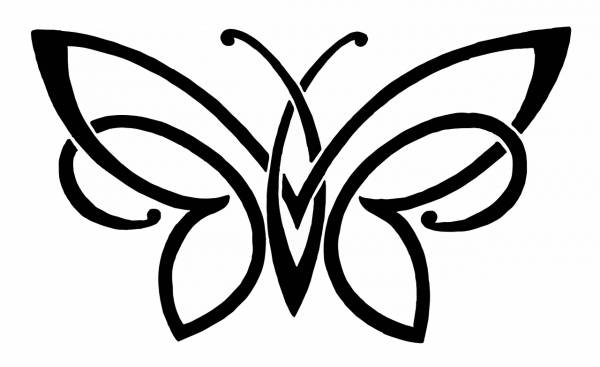 butterfly ornament insect design  svg vector cut file