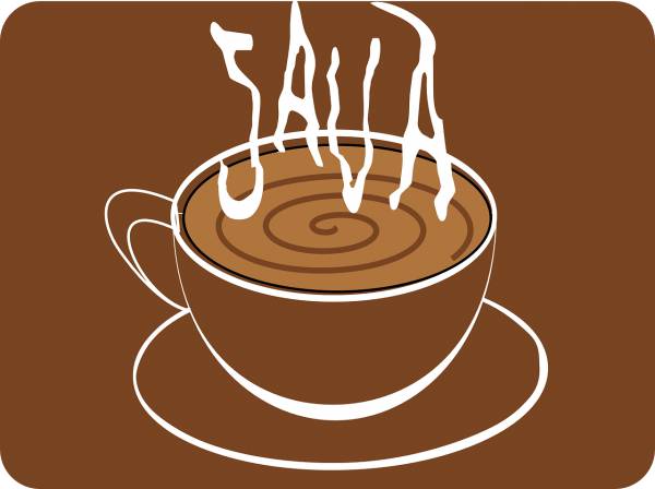 caf%c%a java logo coffee programming  svg vector cut file