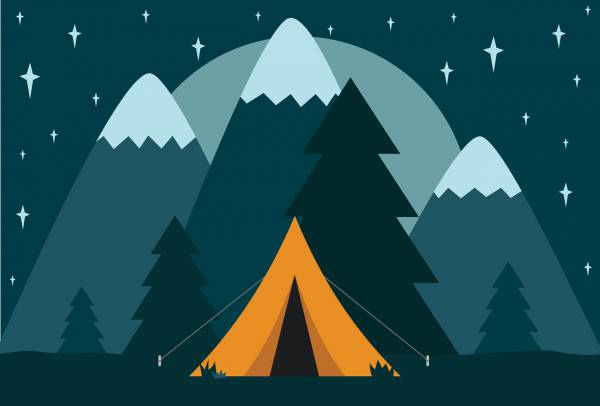 camp camping tent nature adventure  svg vector cut file