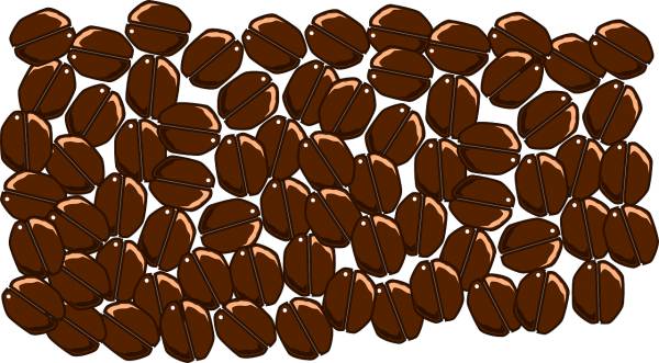 coffee beans coffee caf%c%a aromatic  svg vector cut file