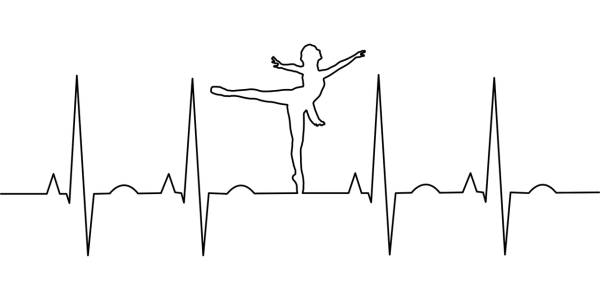 ekg electrocardiogram anatomy aorta  svg vector cut file