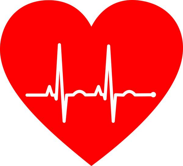 ekg electrocardiogram heart art  svg vector cut file