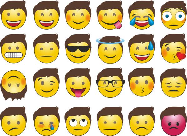 emojis smilie whatsapp emotions  svg vector cut file