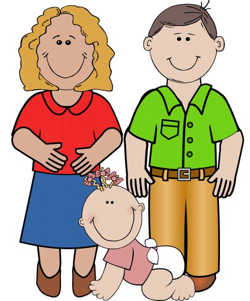 family adult man child baby  svg vector cut file