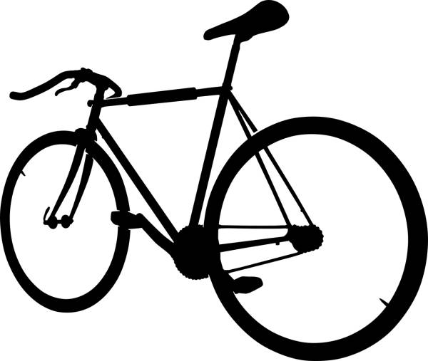 fixie bike bicycle track bike  svg vector cut file
