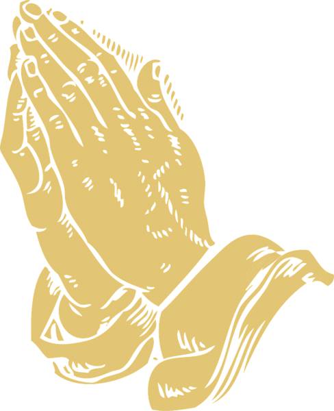 folded hands praying pray prayer  svg vector cut file