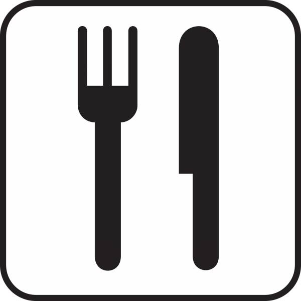 food dishes fork knife eat hunger  svg vector cut file