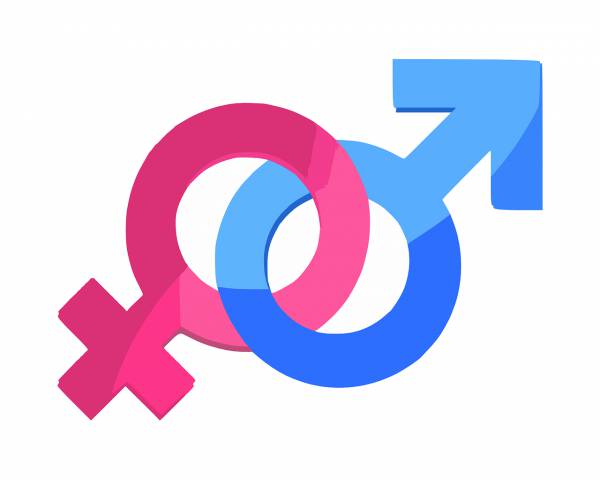 gender sex symbol male female  svg vector cut file