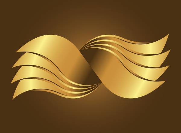 golden swing gold vector logo  svg vector cut file