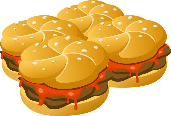 hamburgers burgers food fast food  svg vector cut file