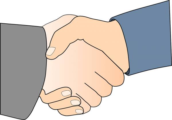 handshake shaking hands partners  svg vector cut file